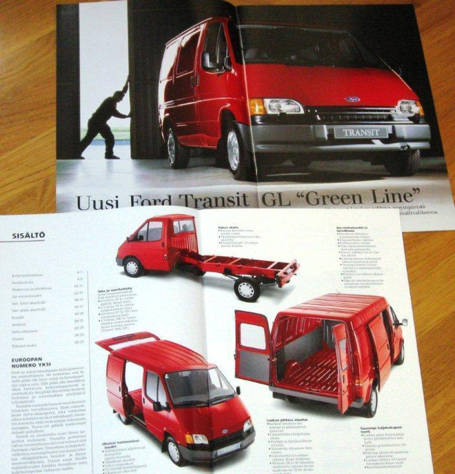 1993 Ford Transit esite - 28 siv - suom - KUIN UUSI