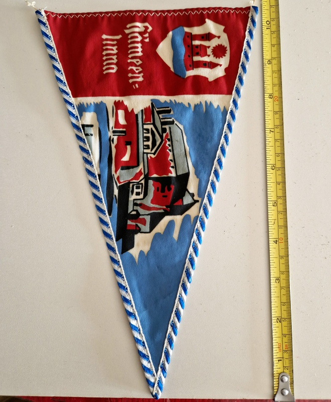Hämeenlinna vintage iso matkailuviiri