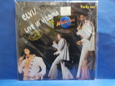 ELVIS - LIVE IN VIRGINIA - ITALY - 89 M-/M- LP