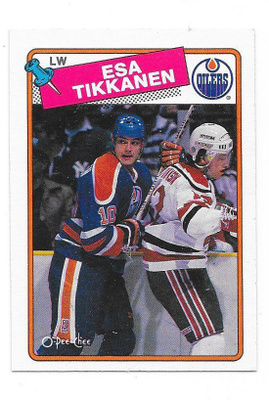 1988-89 OPC #260 Esa Tikkanen Edmonton Oilers