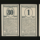 Itävalta Notgeld 50, 80 Heller, 1, 2 Kronen, Linz, 2. painos - pikkukuva 2