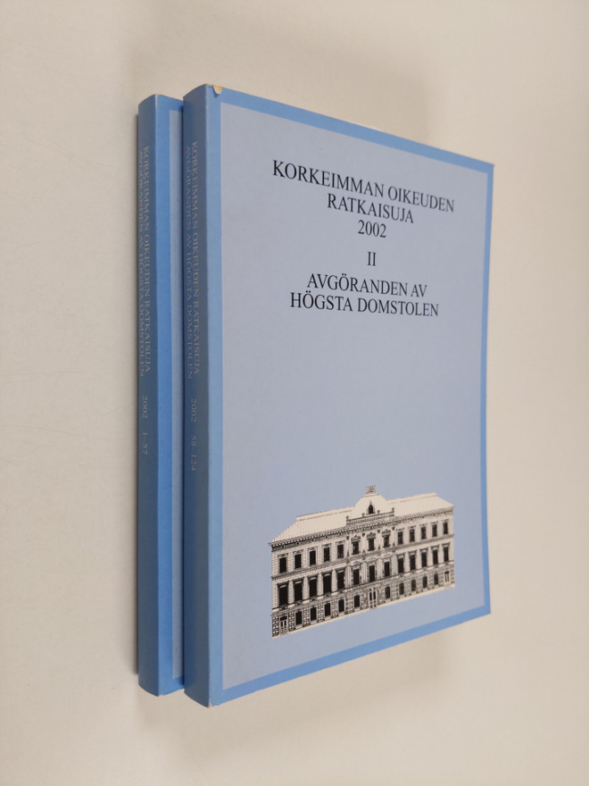 Korkeimman oikeuden ratkaisuja 2002 1-2
