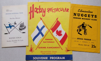 Maajoukkue käsiohjelma 1965 (Kanadan kiertue)