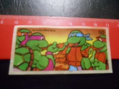 K16 Dunkin Turtles purkkatarra # 50