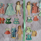 Paperinuket Peggy 3 kpl 1940-50-luku - pikkukuva 1