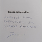 Juha Korhonen : Ihmisen kultainen kirja (tekijän omiste) - pikkukuva 3
