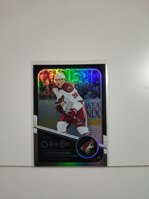 2011-12 O-Pee-Chee Black Rainbow #57 Lauri Korpikoski SN100