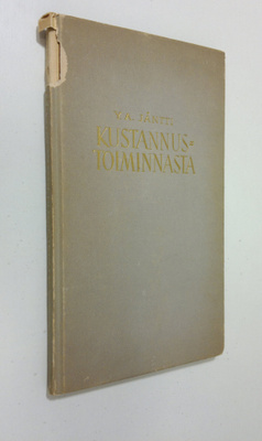 Yrjö A. Jäntti : Kustannustoiminnasta