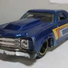El Camino 1971 Mattel pienoismalli - pikkukuva 2