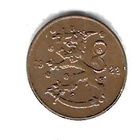 1922 5 PENNIÄ KOLIKKO KÄYTETTY - pikkukuva 2