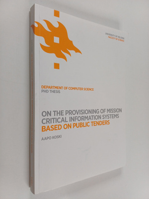 Aapo Koski : On the provisioning of mission critical info...