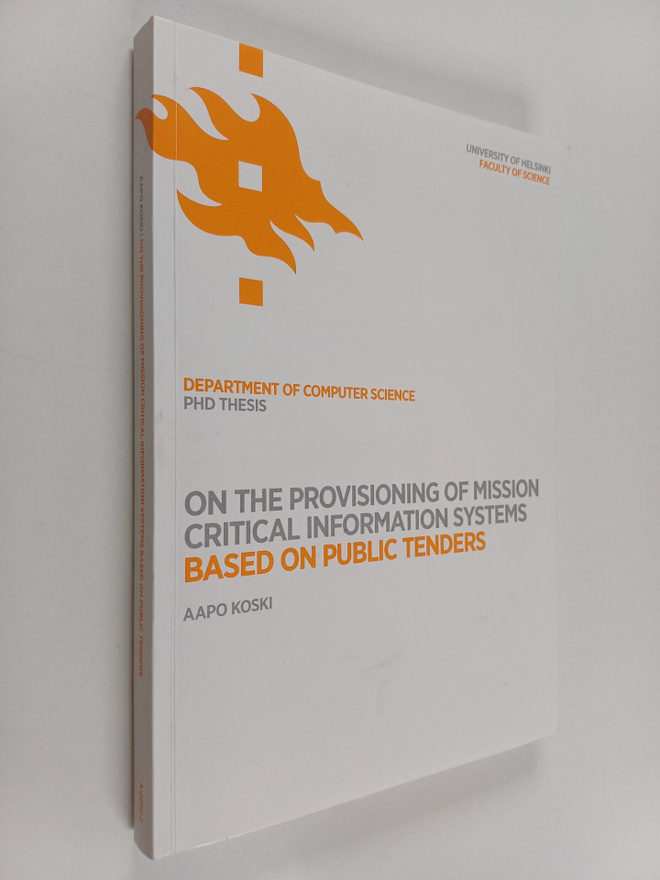 Aapo Koski : On the provisioning of mission critical info...