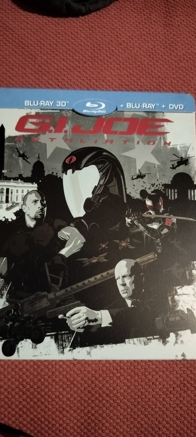 G.i. Joe retaliation steelbook 3D+ bluray +dvd