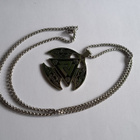 Viikinki Valknut Amuletti / Stainless Steel - pikkukuva 2