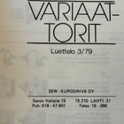 SEW Eurodrive variaattorit, tuoteluettelo 3/1979 - pikkukuva 2