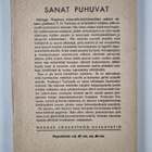 Y. H. Toivonen : Sanat puhuvat : muutamien sanojen ja kuv... - pikkukuva 2