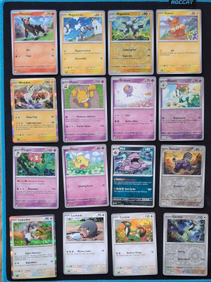 Pokemon kortit 16kpl (#135 Scarlet & Violet base set)