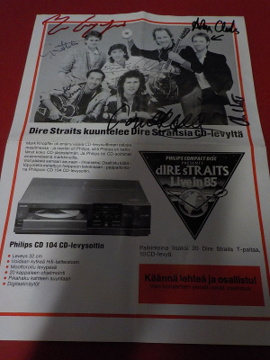 DIRE STRAITS KOKO BÄNDIN NIMMARIT