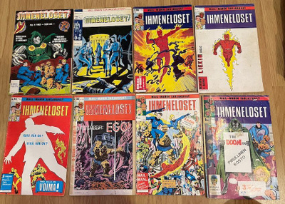 Ihmeneloset -sarjakuvalehtiä 14 kpl (1983-1984)
