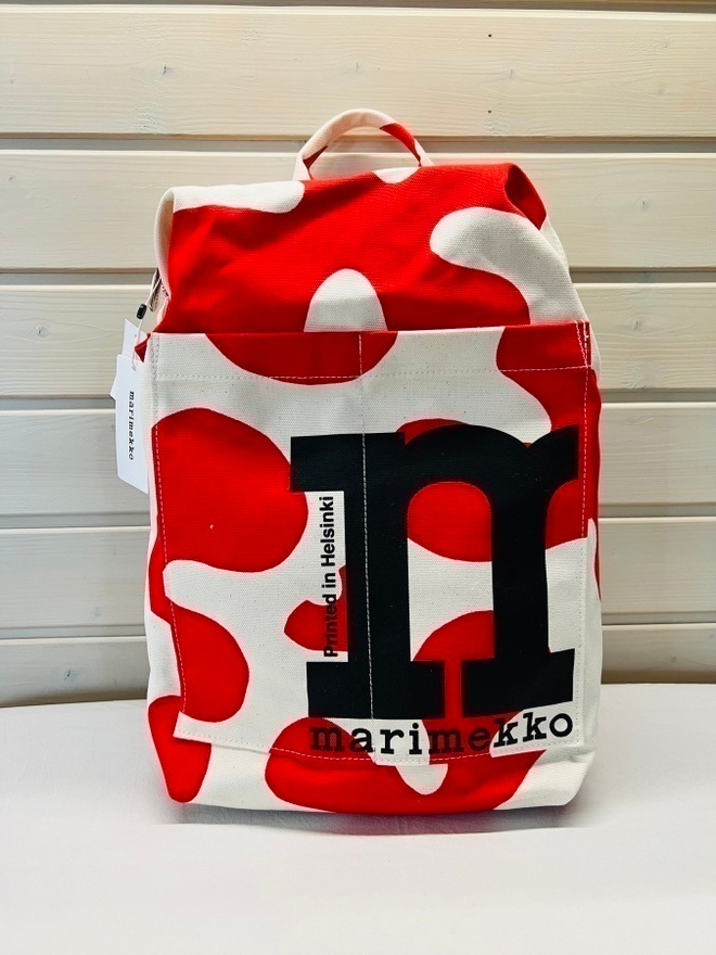 Marimekko Mono Backpack Pulloposti reppu, uusi