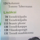 TRENDI LEHTI 1 / 1997 SISÄLLYSLUETTELO KUVAT 2-4 - pikkukuva 4