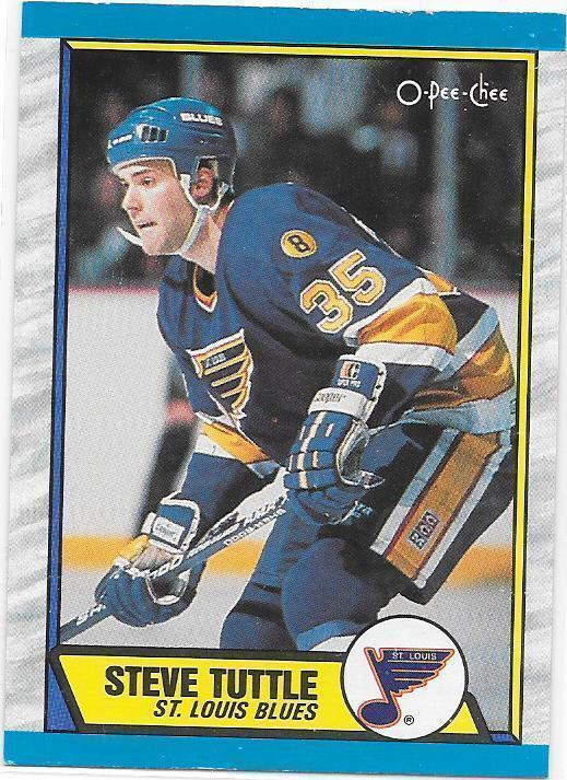 1989-90 OPC #157 Steve Tuttle St Louis Blues