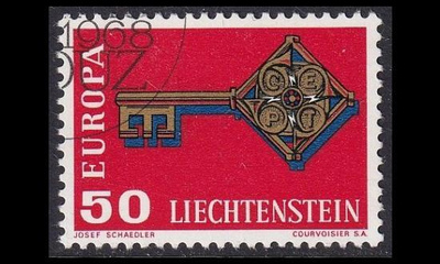 Liechtenstein 495 o Europa (1968)