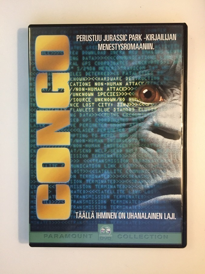 Congo (1995) Michael Crichtonin menestysromaanista (DVD)