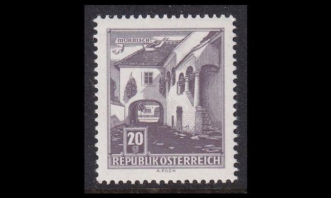 Itävalta 1102 ** Käyttösarja rakennuksia 20 g (1961)