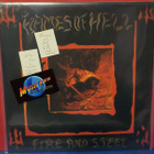 Flames Of Hell - Fire And Steel EX+/M- LP - pikkukuva 1