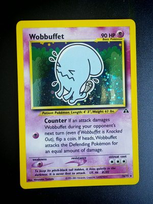 Pokemon kortti Wobbuffet Neo Discovery holo