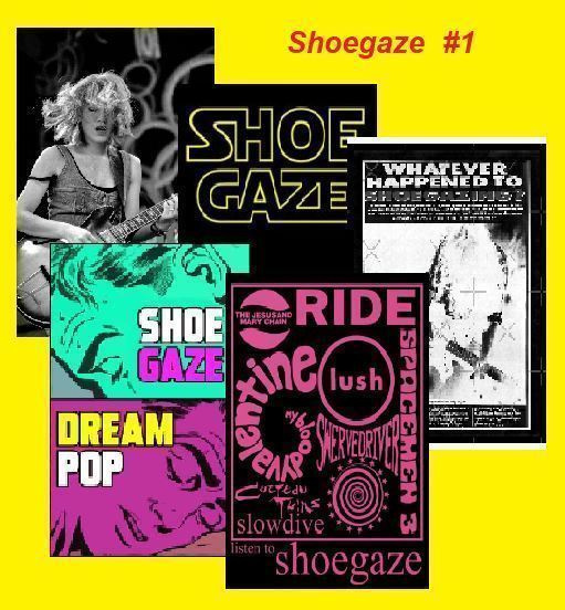 SHOEGAZE --- julistesetti 5kpl --- 21cm x 30cm #1