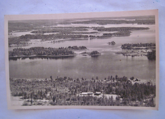 VANHA Postikortti Anttola 1930-l Karhumäki
