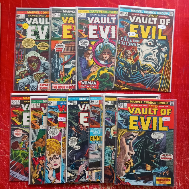 Vault of evil setti , Marvel kauhua