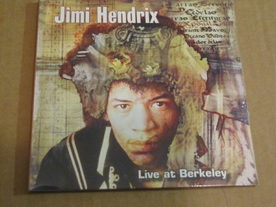 Jimi Hendrix Live at Berkeley cd avattavat kannet muoveissa