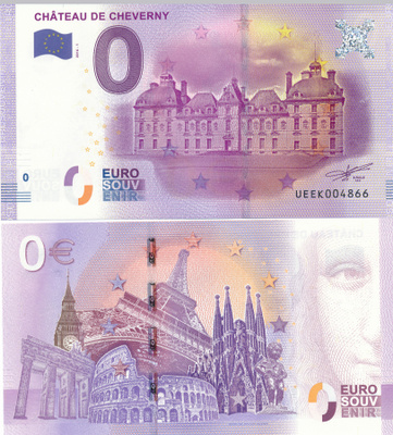 0€ France CHÂTEAU DE CHEVERNY ALE ( Ovh 3.95€ )