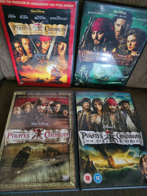 pirates of the caribbean  4 dvd leffaa.