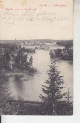 Helsinki Ramsön salmi 1911