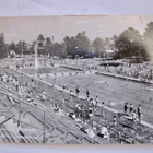 VANHA Postikortti Helsinki Uimala Stadion 1957 - pikkukuva 1