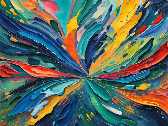 Uusi Abstrakti alumiinitaulu 30 cm x 40 cm