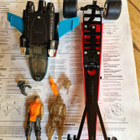 1988 M.A.S.K. AFTERBURNER Dragster Kenner DUSTY HAYES MASK - pikkukuva 3