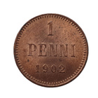 1 penni 1902 - hienokuntoinen! - pikkukuva 1