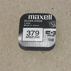Maxell 379 - SR521SW 1.55V Kellon Paristo Patteri - pikkukuva 1