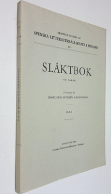 Ingegerd Lunden Cronström : Släktbok : ny följd 2: 3-4