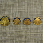 ECU 1 Euro  2003 Five Dollars Liberia ja 3 kpl ECU 2000-2001 - pikkukuva 1