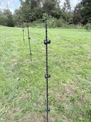 Lasikuitutolpat sähköaitaan D12 × 1500 mm – 60 kpl