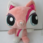 Littlest Pet Shop pehmo, pinkki Kettu - pikkukuva 1