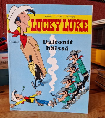 Lucky Luke Daltonit häissä ensimmäinen painos