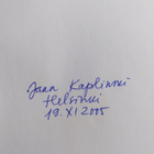 Jaan Kaplinski : Kirje isälle (signeerattu) - pikkukuva 3