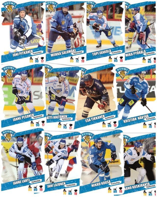 23 x TEAM FIN LeijonaKortit mm. PYÖRÄLÄ. TIKKANEN.....